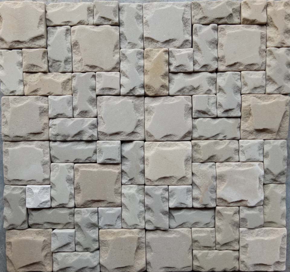 Stone mosaic Tiles With Tumble Finished for Decor Wall